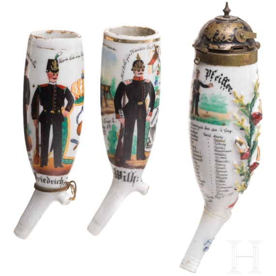 Three pipe bowls