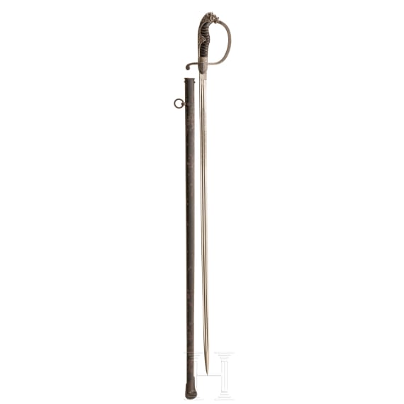 A pallash with lion's head pommel, wartime manufacture, circa 1914