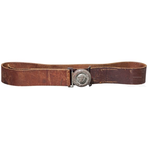 A belt for the field gray uniform of Prussian officers