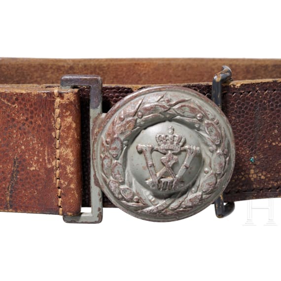 A belt for the field gray uniform of Prussian officers