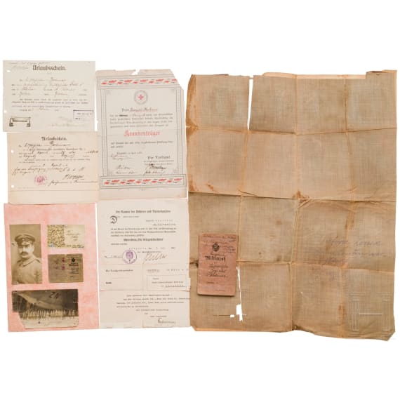 An estate of the airship crew member Leopold Berliner of the Airship Battalion No. 5