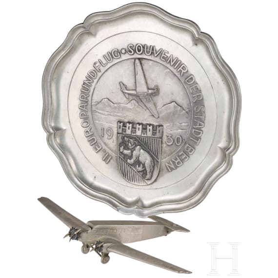 Reinhold Poss (1897 - 1933) - a collection of pilot's trophies, 1929 - 1932