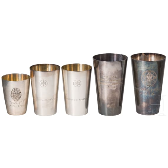 Reinhold Poss (1897 - 1933) - a collection of pilot's trophies, 1929 - 1932