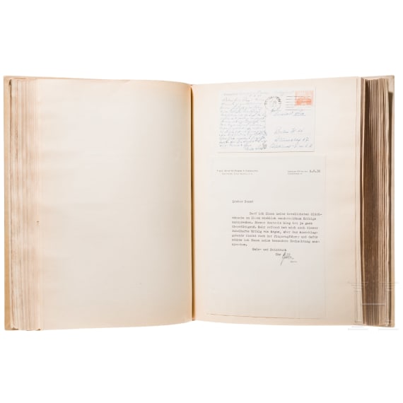 Reinhold Poss (1897 - 1933) - a large contemporary collection of documents and photos