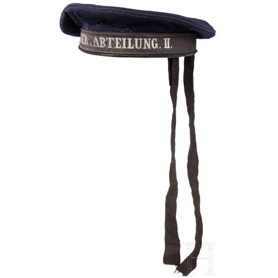 A blue cap for sailors/petty officers of the "Seeflieger-Abteilung II"