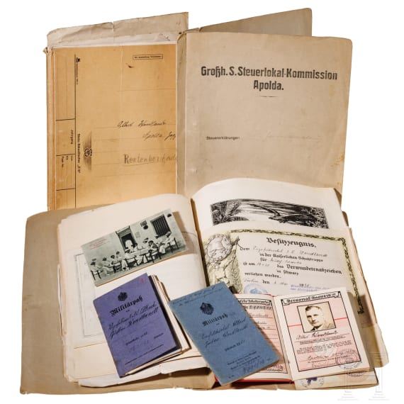 Albert Wendlandt, police constable in German East Africa - his documentary estate, circa 1901 - 1952