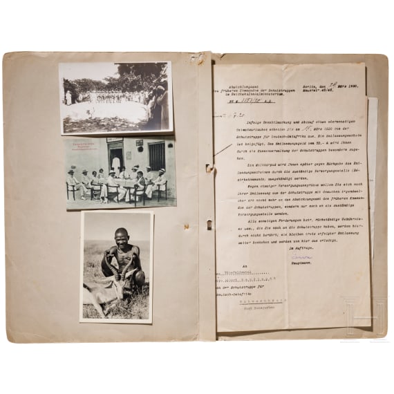 Albert Wendlandt, police constable in German East Africa - his documentary estate, circa 1901 - 1952