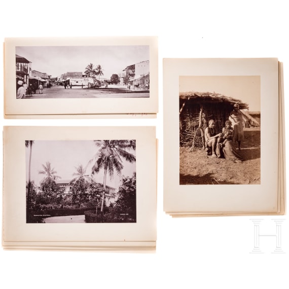13 large-format photographs from German East Africa, circa 1900