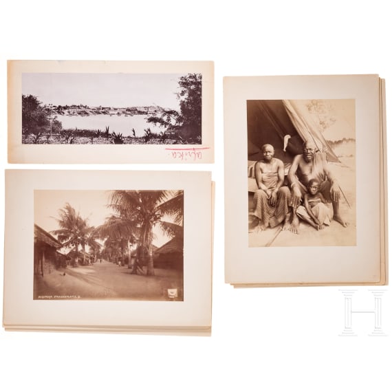 13 large-format photographs from German East Africa, circa 1900