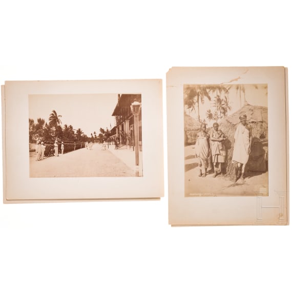 13 large-format photographs from German East Africa, circa 1900