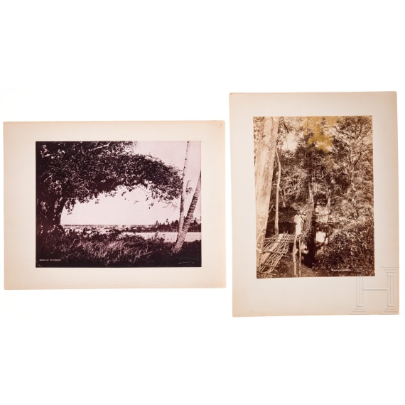13 large-format photographs from German East Africa, circa 1900