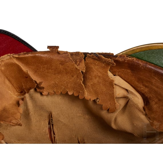 A Prussian Infantry Officer's Visor Hat