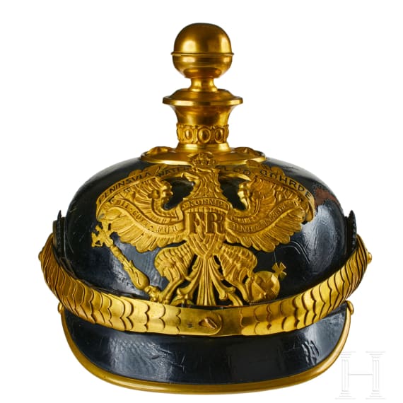 A helmet for Prussian Field Artillery Regt. 10 Officers