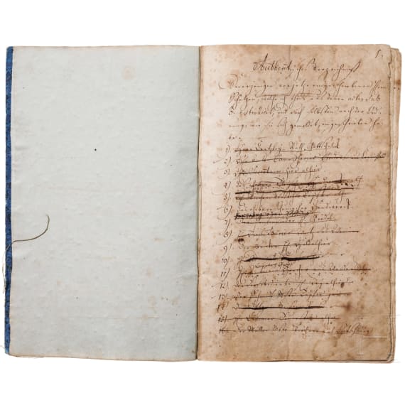 Dokumente der B&uuml;chsen-Sch&uuml;tzen-Kompagnie Blankenhain von 1753 - 1801