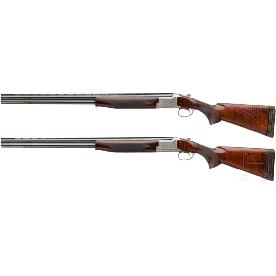 Bockdoppelflintenp&auml;rchen Miroku Mod.3800 GM-III, im Koffer