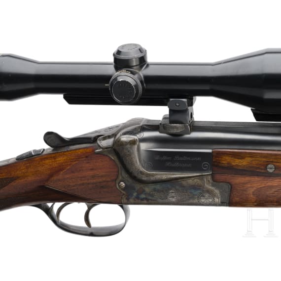 Bockb&uuml;chsflinte Merkel Mod. BBF, mit Einstecklauf und ZF Zeiss