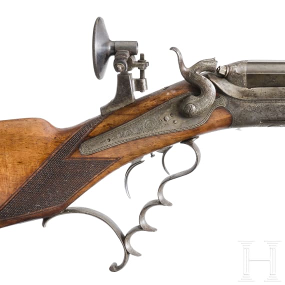 Scheibenb&uuml;chse, deutsch, um 1870