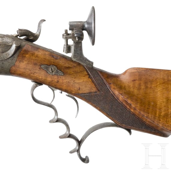 Scheibenb&uuml;chse, deutsch, um 1870