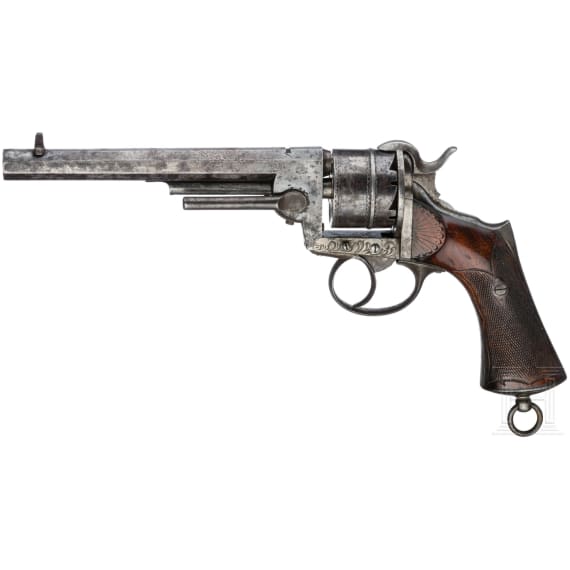 Stiftfeuerrevolver, Loron Br&eacute;v&eacute;t&eacute;, Belgien, um 1860