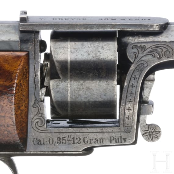 Dreyse Z&uuml;ndnadelrevolver, um 1870