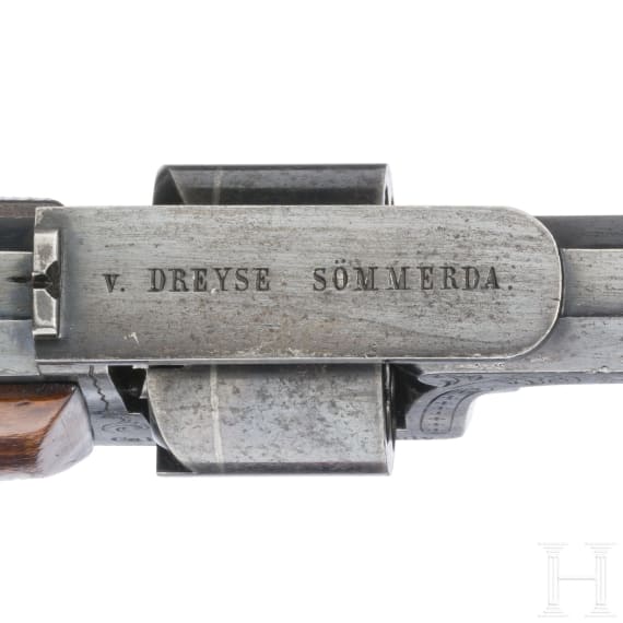 Dreyse Z&uuml;ndnadelrevolver, um 1870