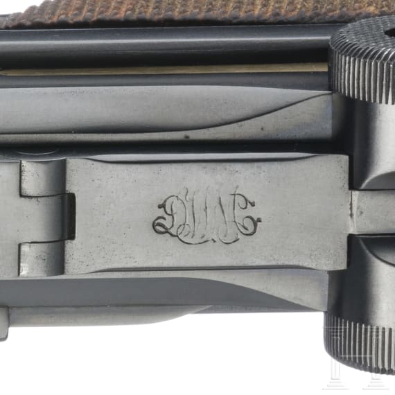 Parabellum 1906, DWM, Commercial, in Tasche