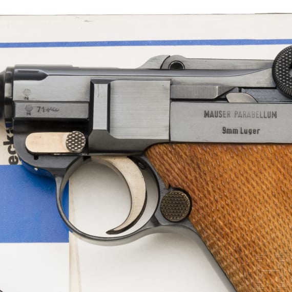 Parabellum Mauser Mod. 29/70, Exportversion, im Karton