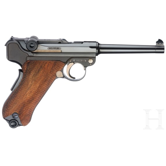 Parabellum Mauser, Erinnerungsmodell "75 Jahre Parabellum-Pistole", in Schachtel