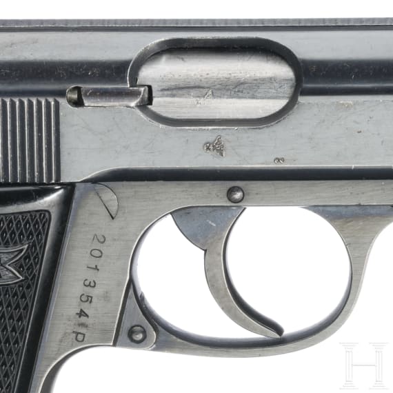 Pistole, Walther Zella-Mehlis, Mod. PP, Kal. 7,65 mm Brown.
