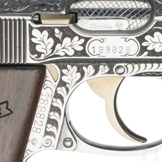 Walther PPK, Ulm, gravierte Luxusausf&uuml;hrung in Box
