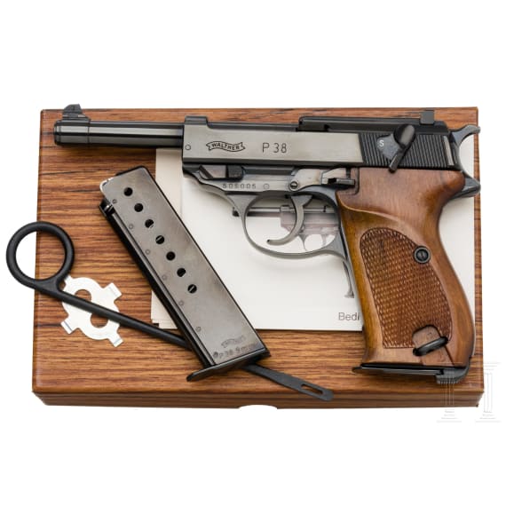 Walther P 38, Ganzstahl, 100-j&auml;hriges Jubil&auml;um, im Karton