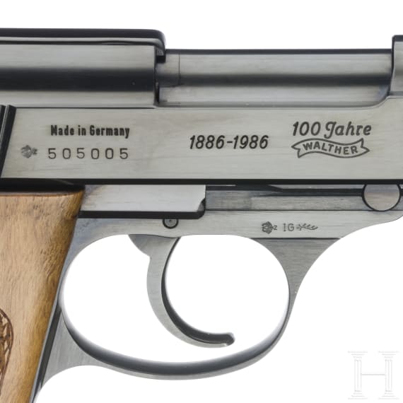 Walther P 38, Ganzstahl, 100-j&auml;hriges Jubil&auml;um, im Karton