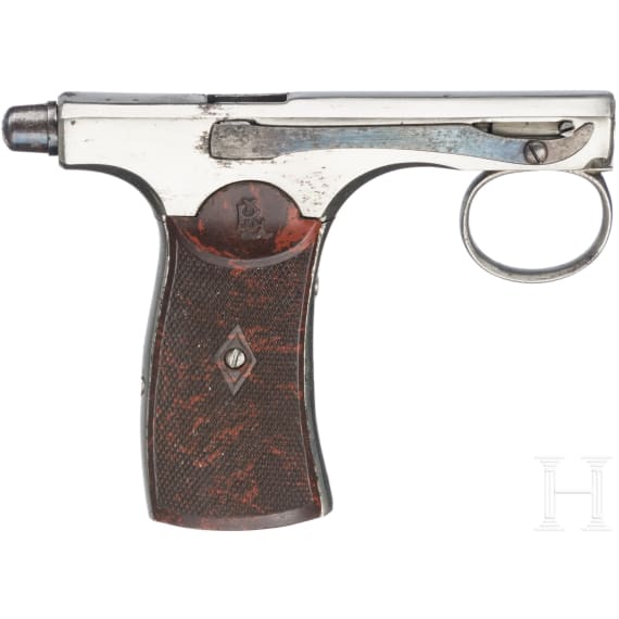 Brun-Latrige-Einhandpistole, um 1890