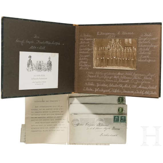 Fotoalbum des kgl. bayerischen Kadettenkorps, 1914 - 1918