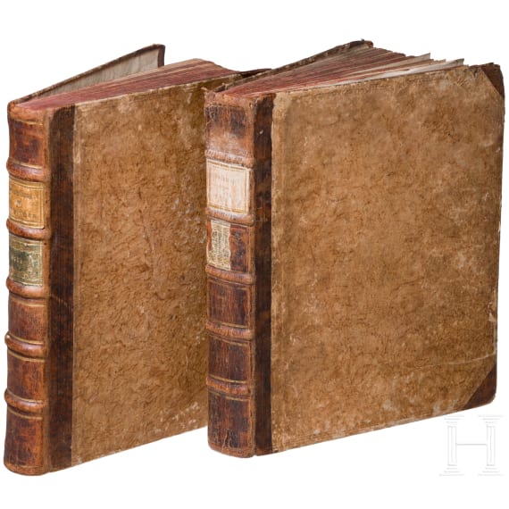 Christian Friedrich Schwan (1733 - 1815), "Abbildungen der vorz&uuml;glichsten Geistlichen-Orden in ihren gew&ouml;hnlichsten Ordenskleidungen", nahezu komplette zweib&auml;ndige Ausgabe, Mannheim, 1791