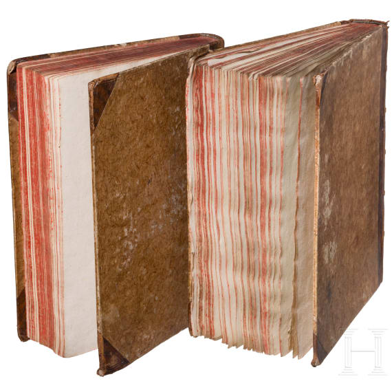 Christian Friedrich Schwan (1733 - 1815), "Abbildungen der vorz&uuml;glichsten Geistlichen-Orden in ihren gew&ouml;hnlichsten Ordenskleidungen", nahezu komplette zweib&auml;ndige Ausgabe, Mannheim, 1791