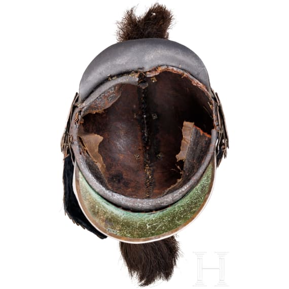 Helm M 1814 f&uuml;r einen Offizier der Mousquetaires de la garde, 1. Compagnie "Mousquetaires gris"