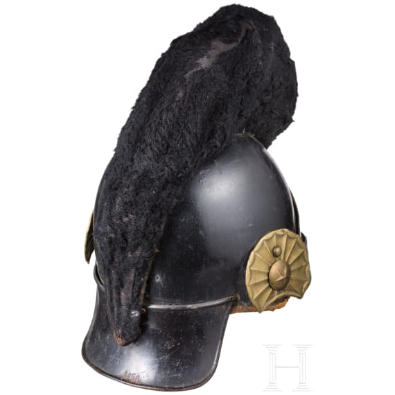 Herzogtum Savoyen - Raupenhelm f&uuml;r Angeh&ouml;rige der Feuerwehr, 19. Jhdt.