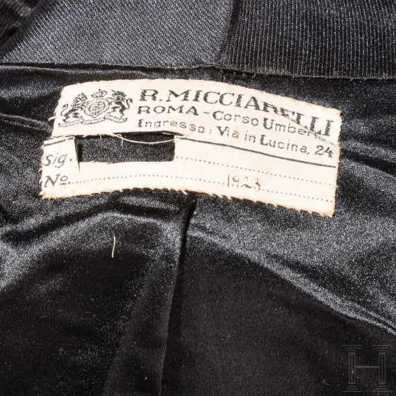 Uniform eines k&ouml;niglichen Diplomaten, 1. H&auml;lfte 20. Jhdt.
