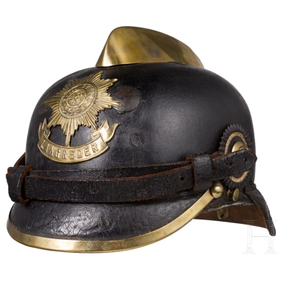 Helm einer preu&szlig;ischen Feuerwehr, vor 1918