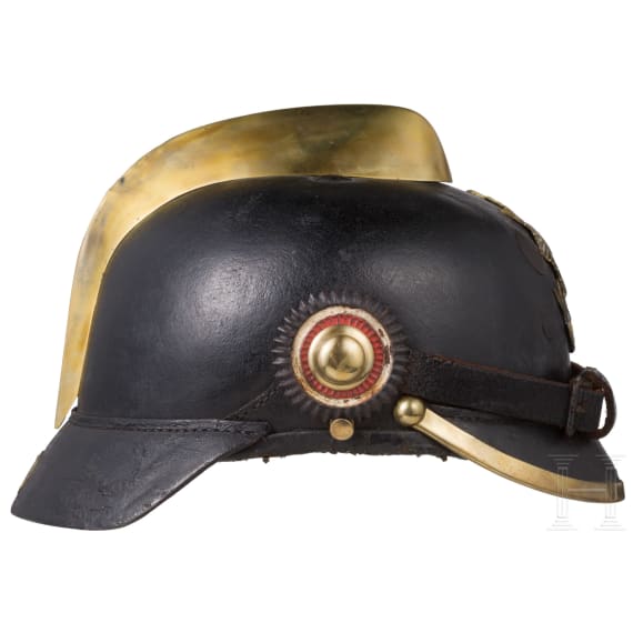 Helm einer preu&szlig;ischen Feuerwehr, vor 1918