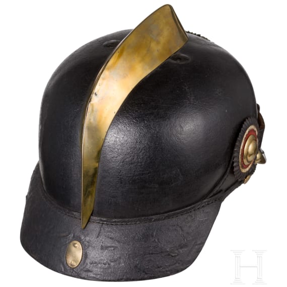 Helm einer preu&szlig;ischen Feuerwehr, vor 1918
