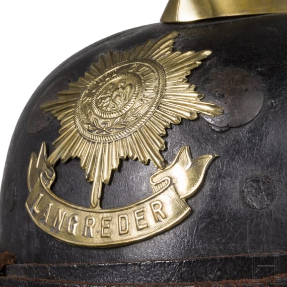 Helm einer preu&szlig;ischen Feuerwehr, vor 1918