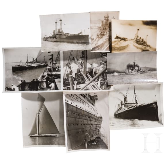 25 gro&szlig;formatige Marinefotos aus dem Archiv des M&uuml;nchner Pressefotografen Kester, 1. H&auml;lfte 20. Jhdt.