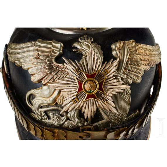 Baden - Helm f&uuml;r Offiziere im 1. Badischen Leib-Grenadier-Regiment Nr. 109