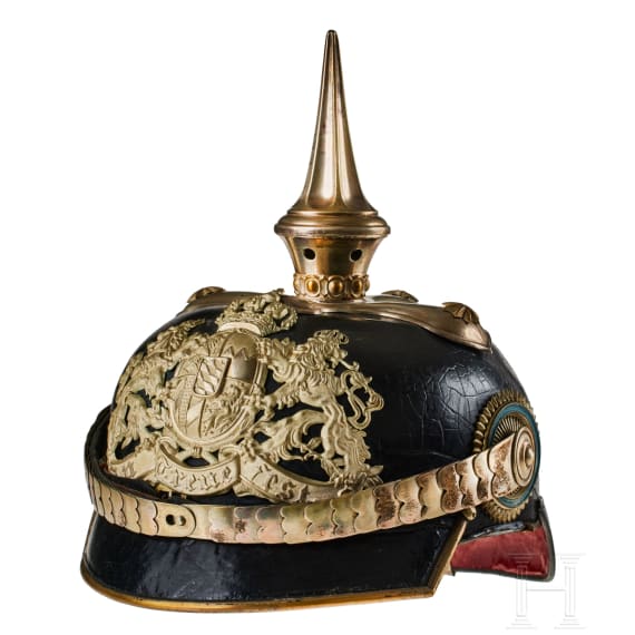 A helmet for Bavarian Infantry Leib Regiment Officers