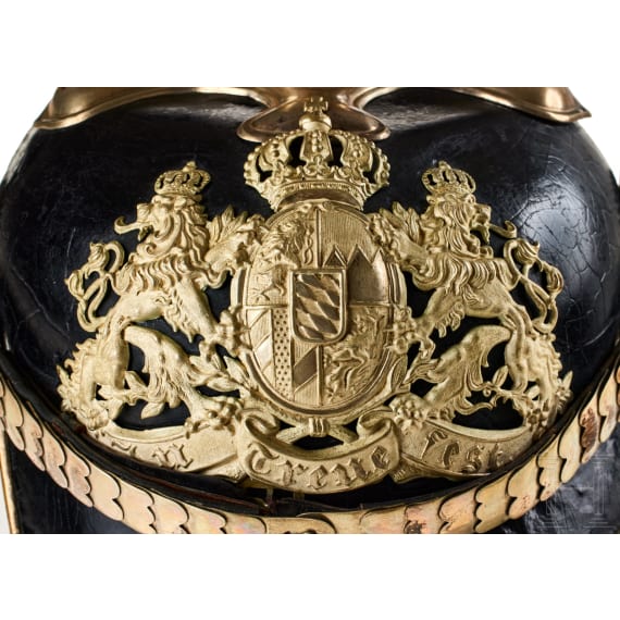 A helmet for Bavarian Infantry Leib Regiment Officers