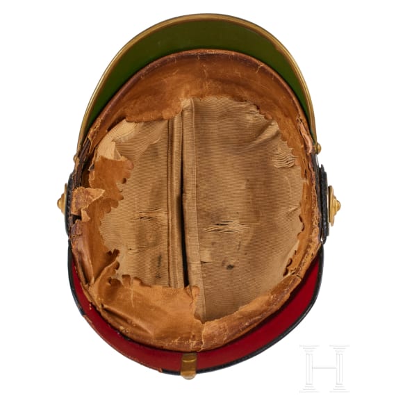 A Prussian Infantry Officer's Visor Hat