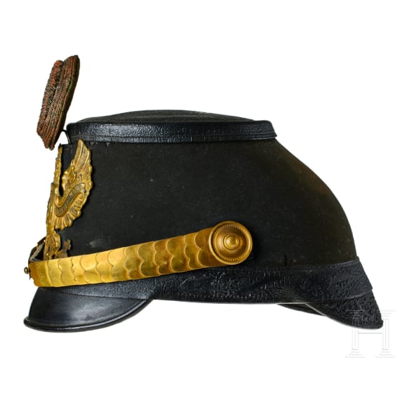 A shako for Officers in the 2nd Prussian Jaeger Battalion