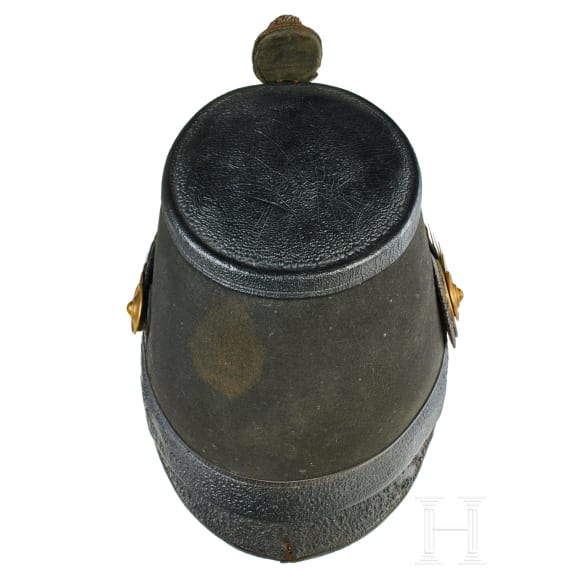 A shako for Officers in the 2nd Prussian Jaeger Battalion